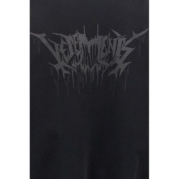 VETEMENTS 'Black Skull Metal' hoodie